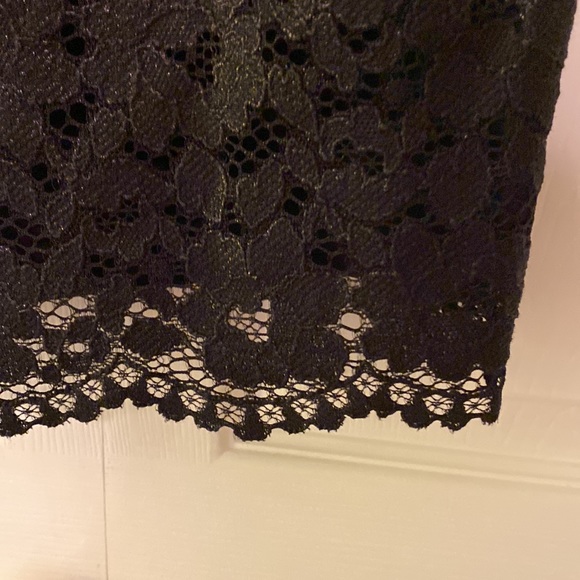 Lilly Pulitzer Black Lace Strapless Marielle Dress in Excellent Condition Size 2 - Picture 5 of 12